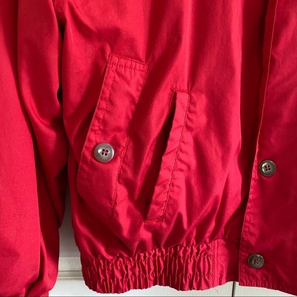 Vintage Duckster Zip Away Hood Zip Red Windbreaker - Picture 3 of 10